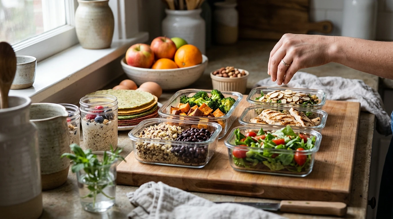 Balanced 1-Week Meal Plan: Breakfast, Lunch, Dinner